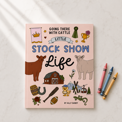Little Stock Show Life: Going There with Cattle | Livestock Coloring Book for Kids