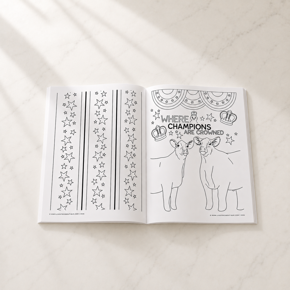 Little Stock Show Life: Going There with Cattle | Livestock Coloring Book for Kids