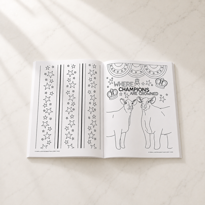 Little Stock Show Life: Going There with Cattle | Livestock Coloring Book for Kids