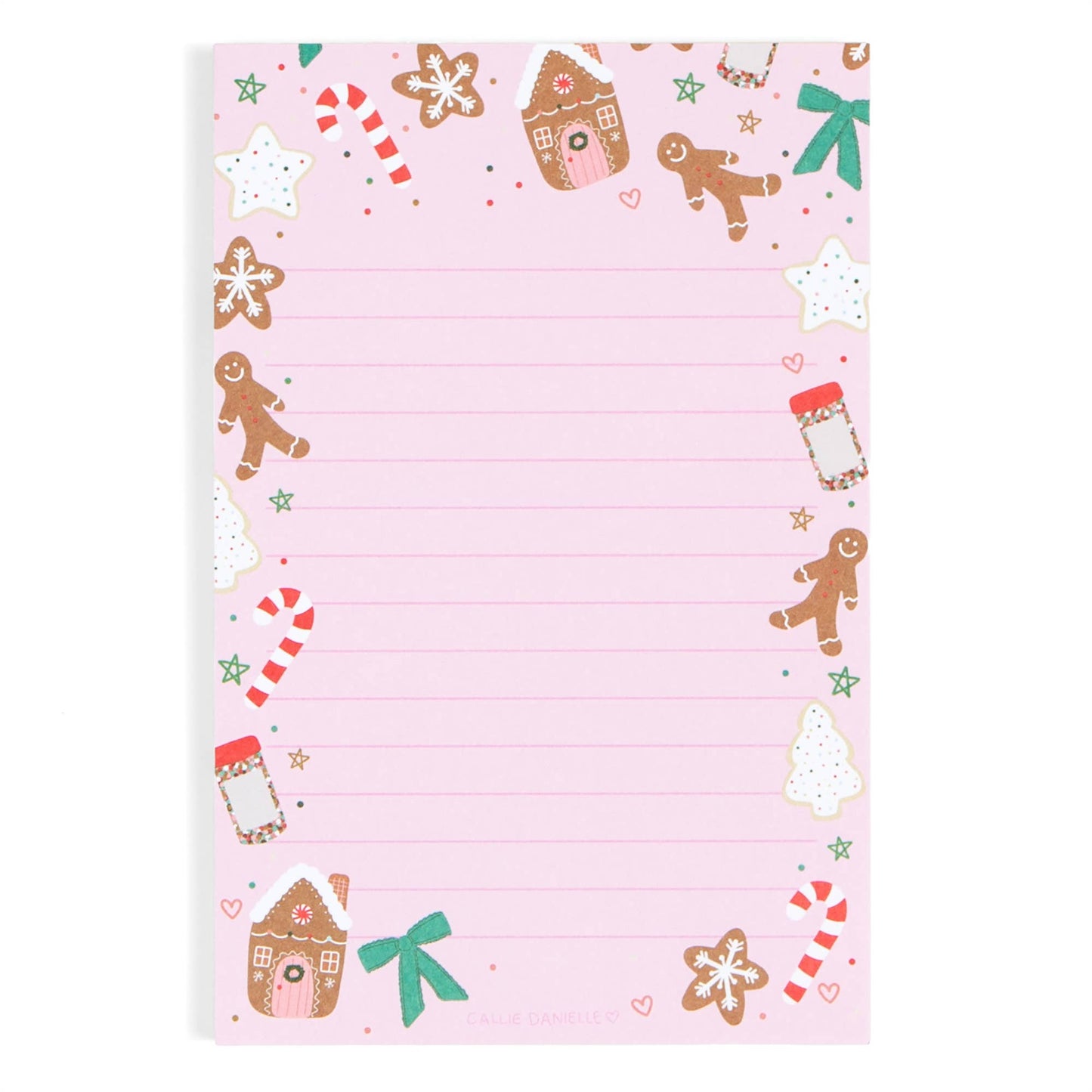 Holiday Cookies Christmas 4x6 Notepad