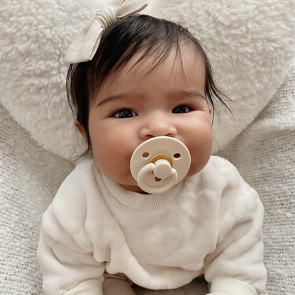Itzy Soother™ Natural Rubber Paci Sets: Blossom + Rosewood