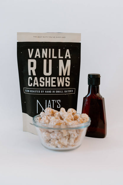 Vanilla Rum Cashews | Gourmet Roasted Nuts