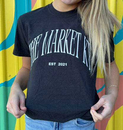 The Market Ky Black/White Comfort Colors Tee