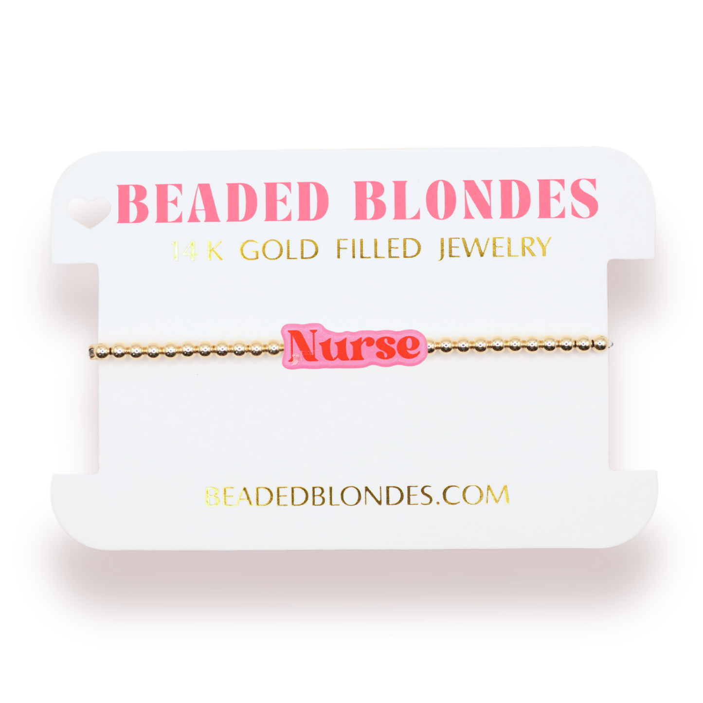 Nurse Bracelet: Sprinkle / Standard 6.75 inch