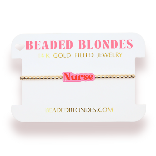 Nurse Bracelet: Sprinkle / Standard 6.75 inch