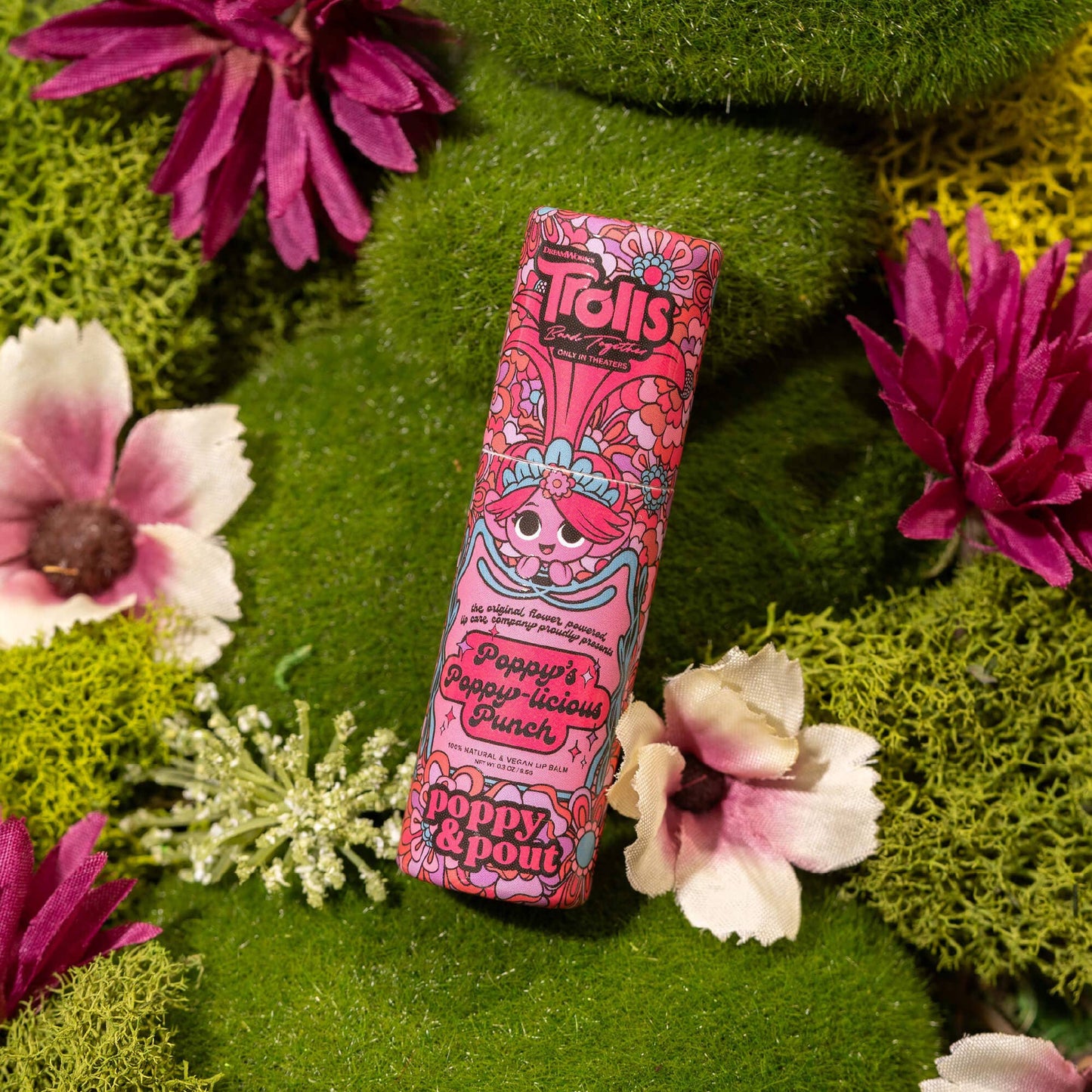 Lip Balm, "Trolls 3" Poppy-licious Punch