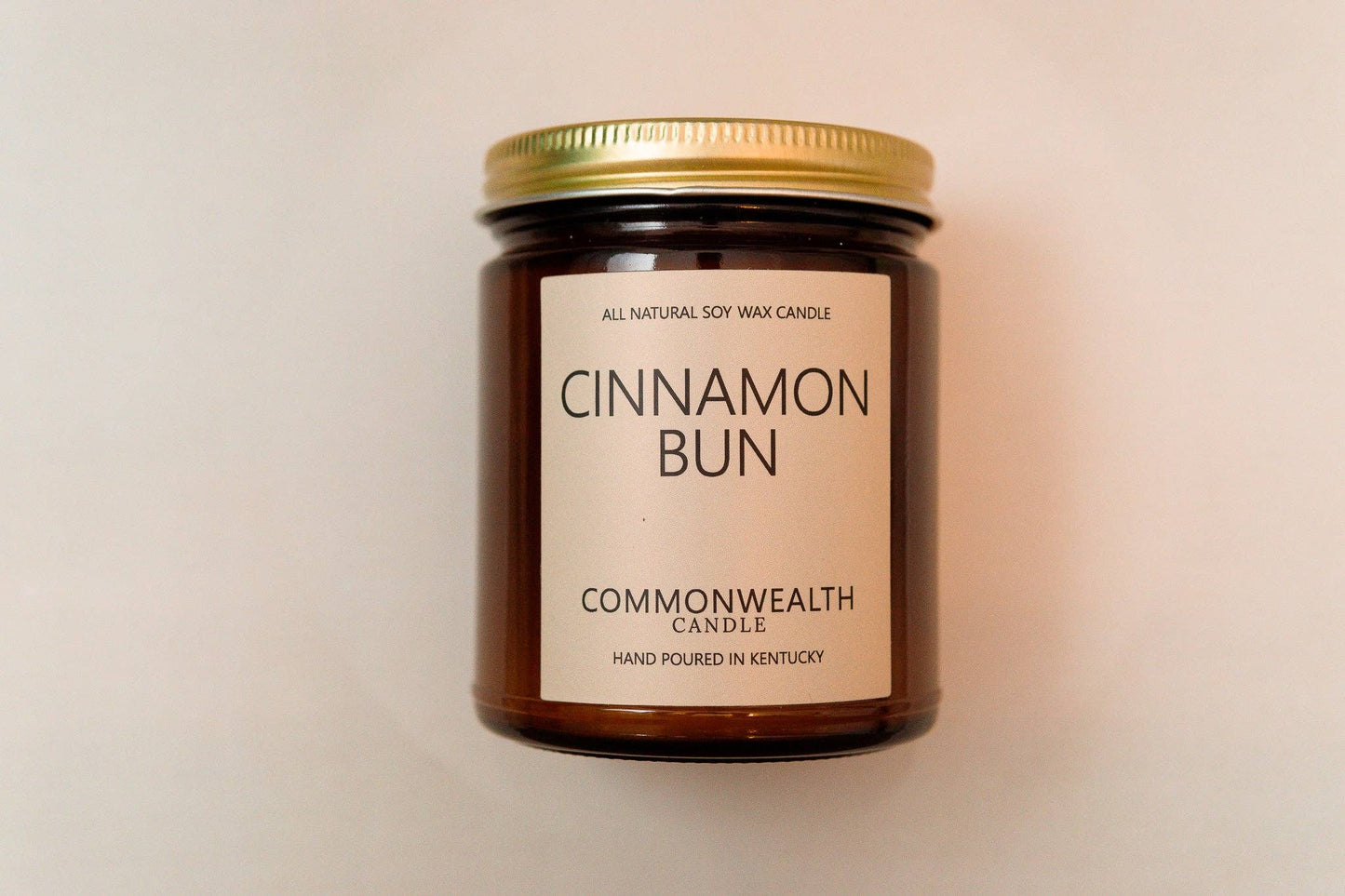 Cinnamon Bun: 16oz Amber Jar