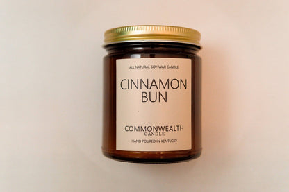 Cinnamon Bun: 16oz Amber Jar