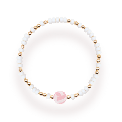 Volleyball Sprinkle Bracelet (Kids Size)