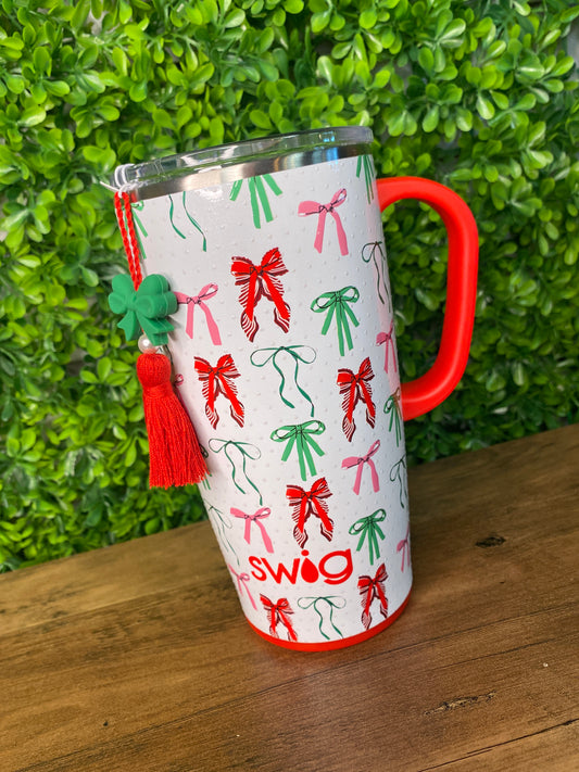 22oz Swig Travel Mug Ribbons & Bows