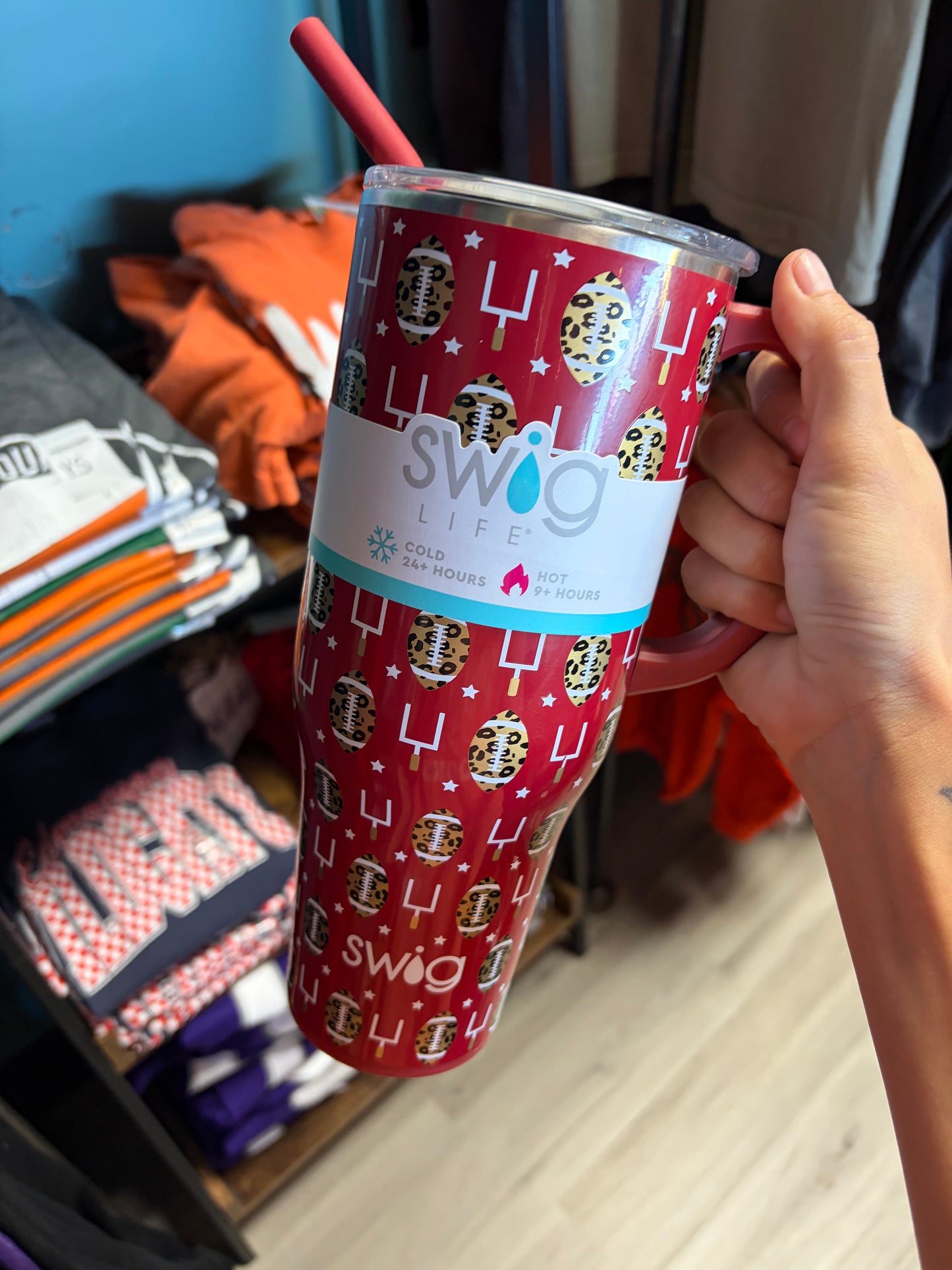 Touchdown Crimson Swig Mega Mug 40oz