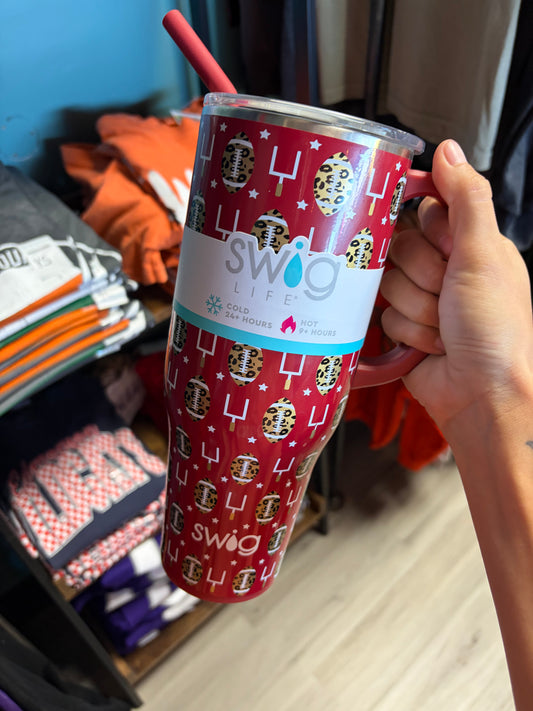 Touchdown Crimson Swig Mega Mug 40oz