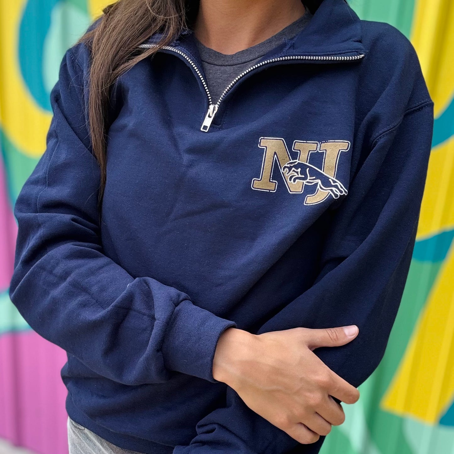 North Jackson Navy Quarter Zip