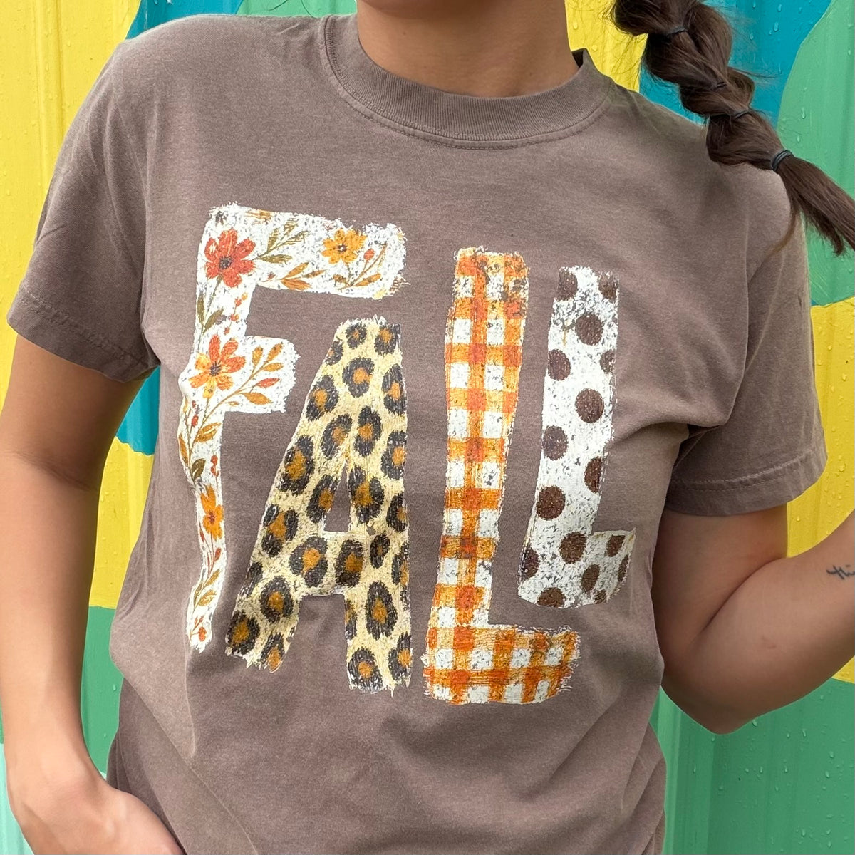 Fall Patterns Comfort Colors Tee