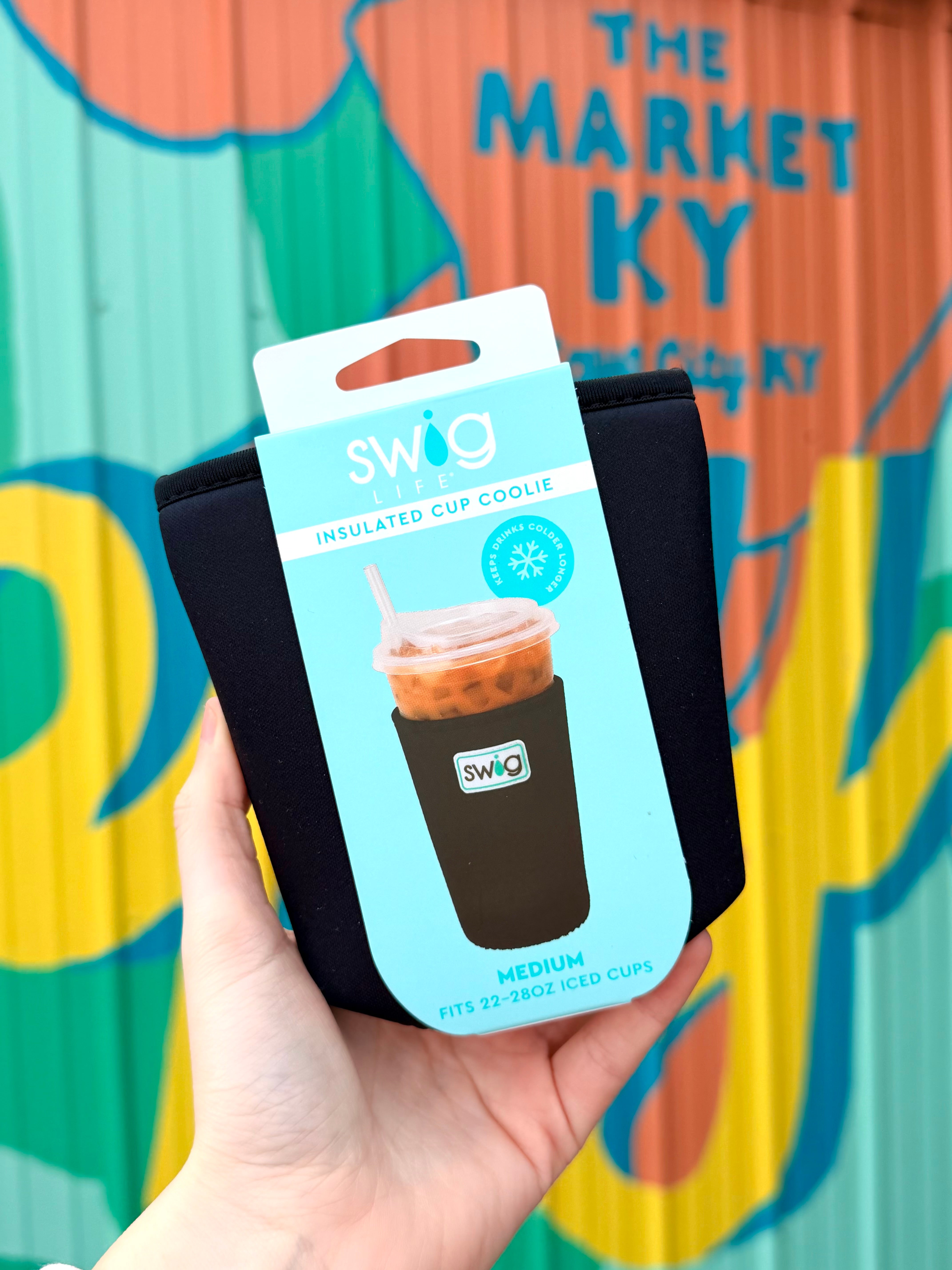 Black Swig Iced Cup Coolie (Medium)