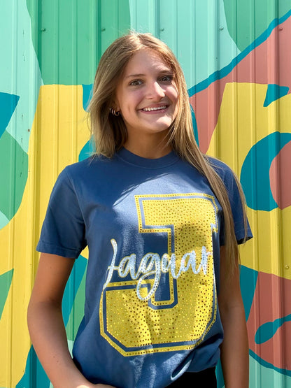 North Jackson Jaguars Spangled Comfort Colors Tee