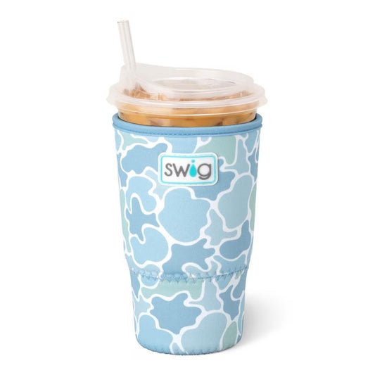 Saltwater Camo Swig Iced Cup Coolie (Large)