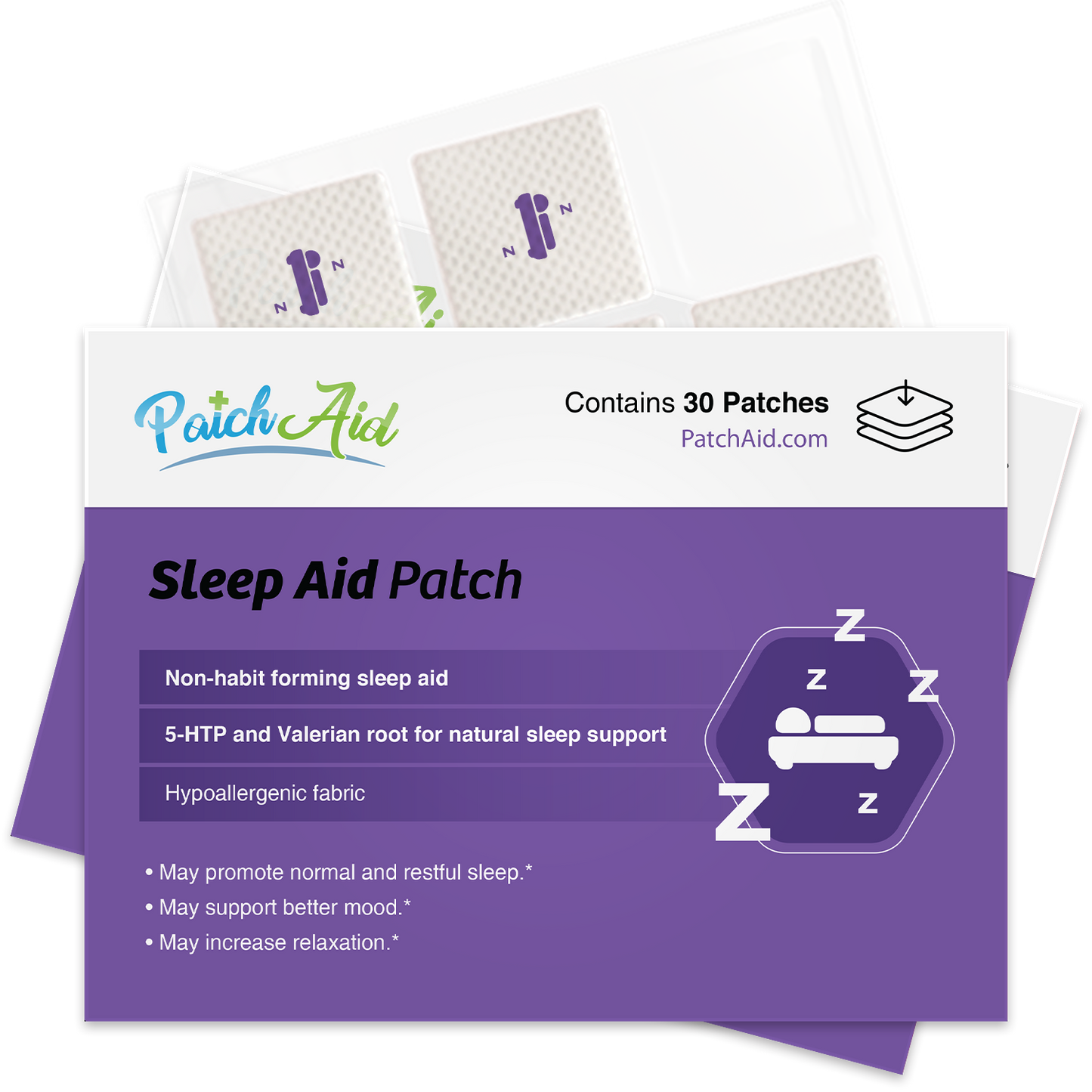 Sleep Aid Topical Vitamin Patch - Natural Sleep Support: 1-Pack