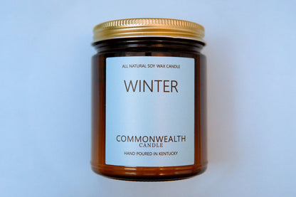 Winter: 8oz Amber Jar