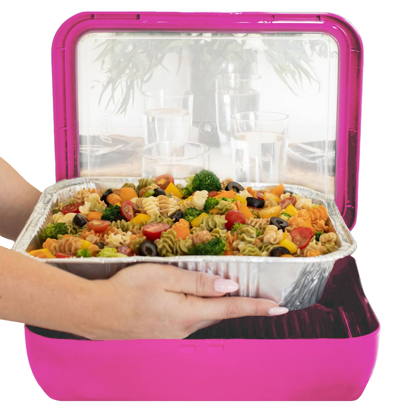 Classic Set - Pan Frame w/ Lid & Serving Spoon - Hot Pink