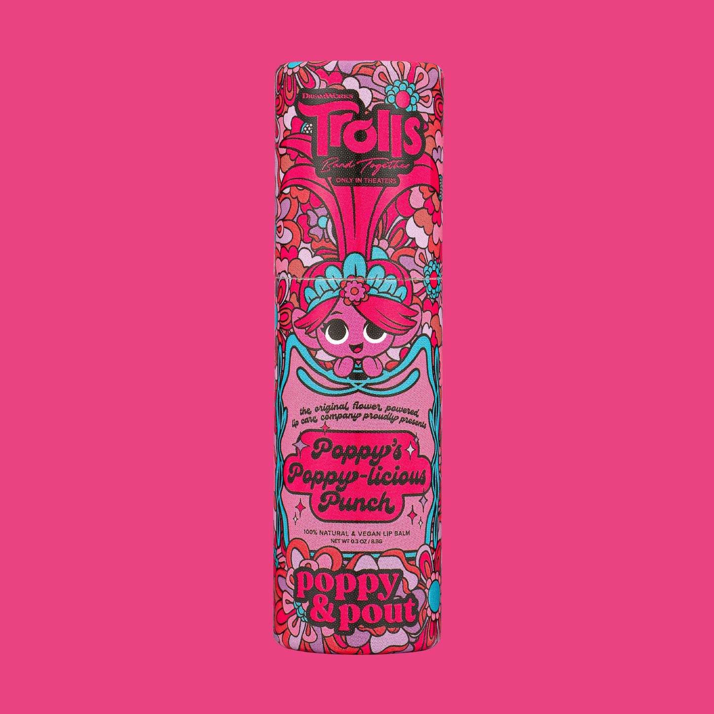 Lip Balm, "Trolls 3" Poppy-licious Punch