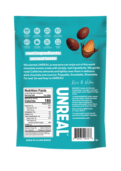 Dark Chocolate Coconut Covered Almonds