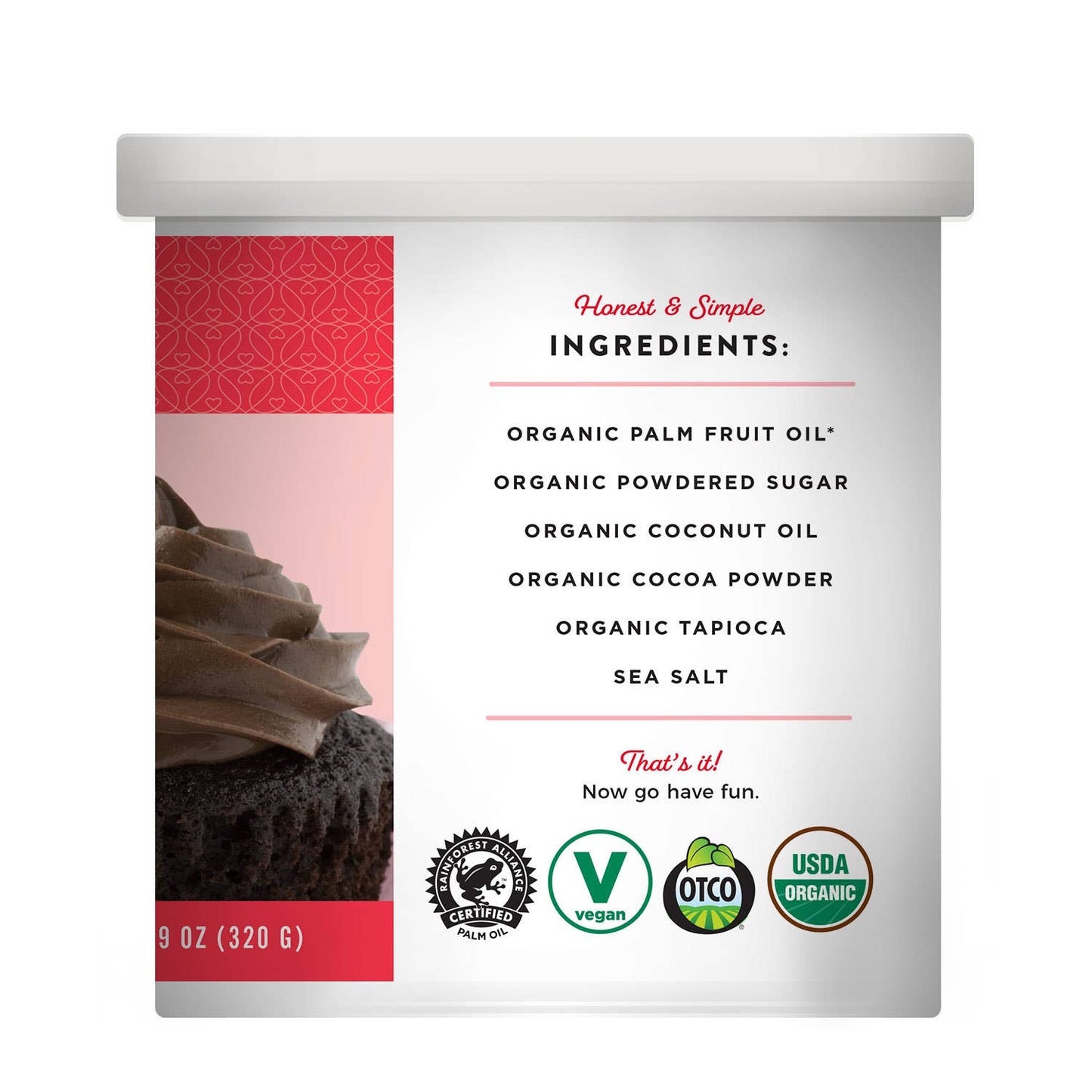 Organic Chocolate Buttercream Frosting