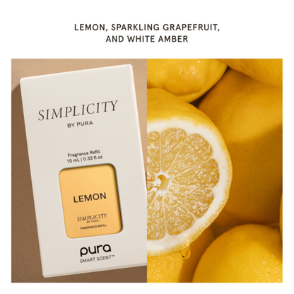 Lemon by Simplicity - Pura Home Diffuser Scent Refill