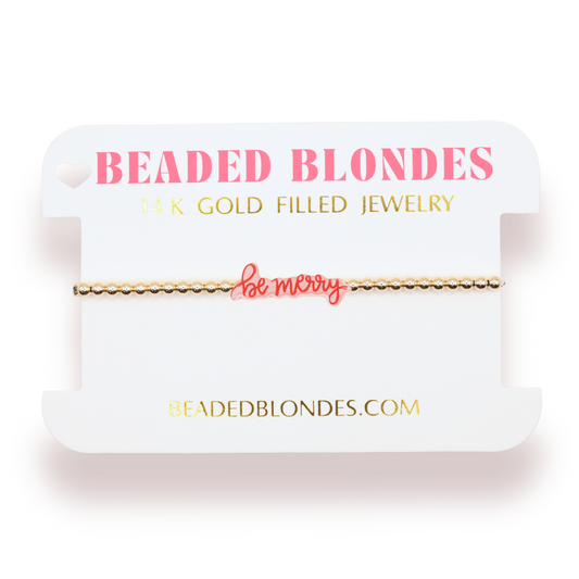 Be Merry Bracelet: Standard 6.75 Inch / Sprinkle