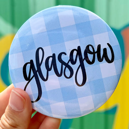 Glasgow Gingham Button