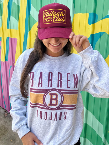 Barren Trojans Vintage Sweatshirt (Youth & Adult)