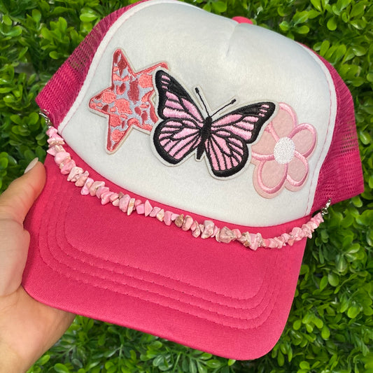 Custom Trucker Hat- Pretty In Pink