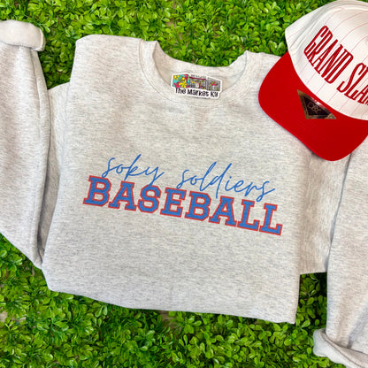 SOKY Soldiers Script Tee or Sweatshirt - Ash Grey