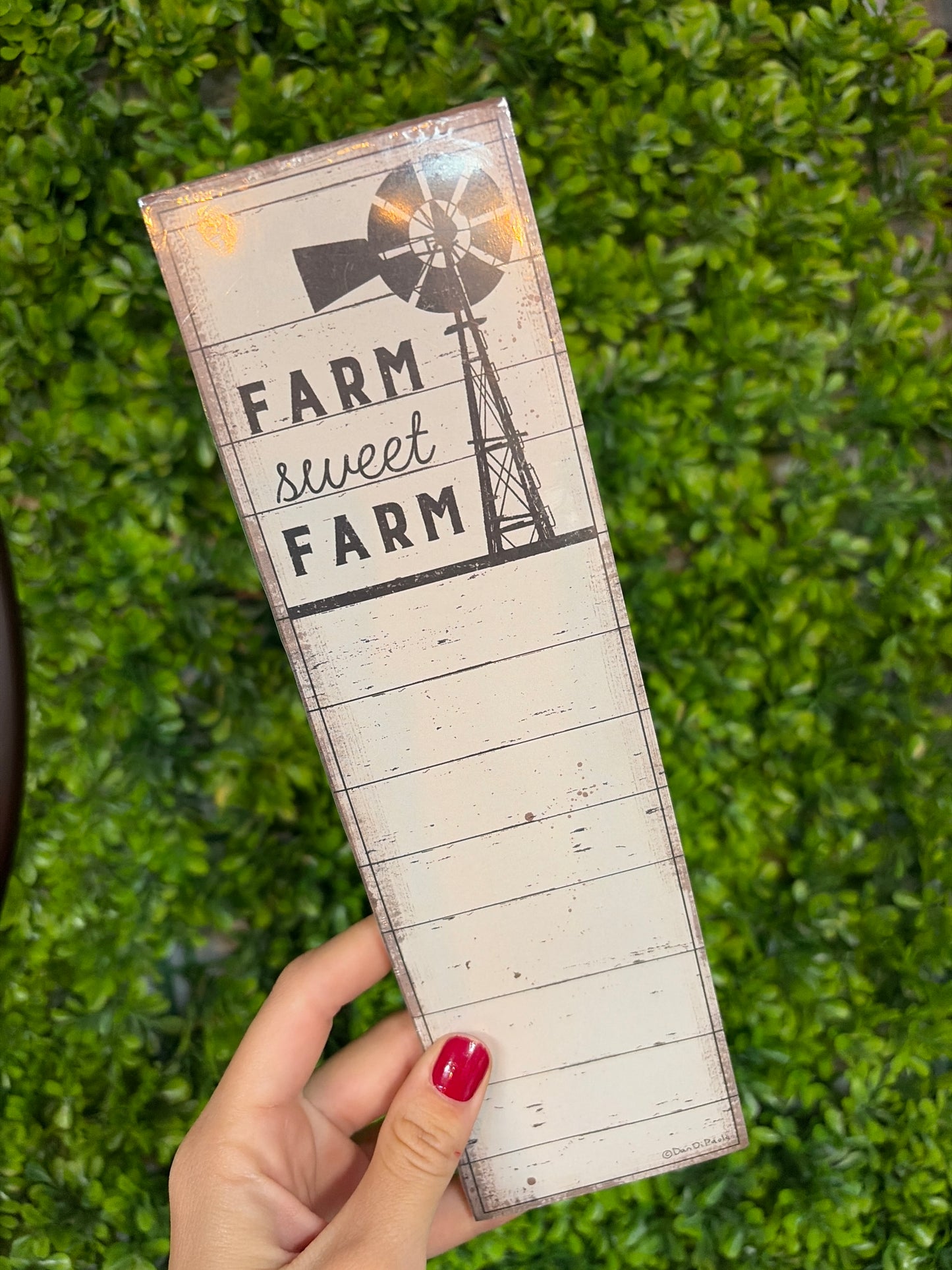 Farm Sweet Farm List Notepad