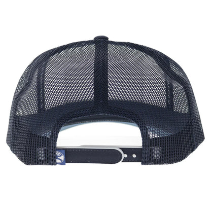 Hooey Men’s Rank Stock Trucker Hat - White/Navy