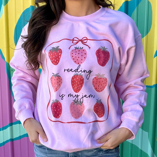 Reading Is My Jam Sweatshirt