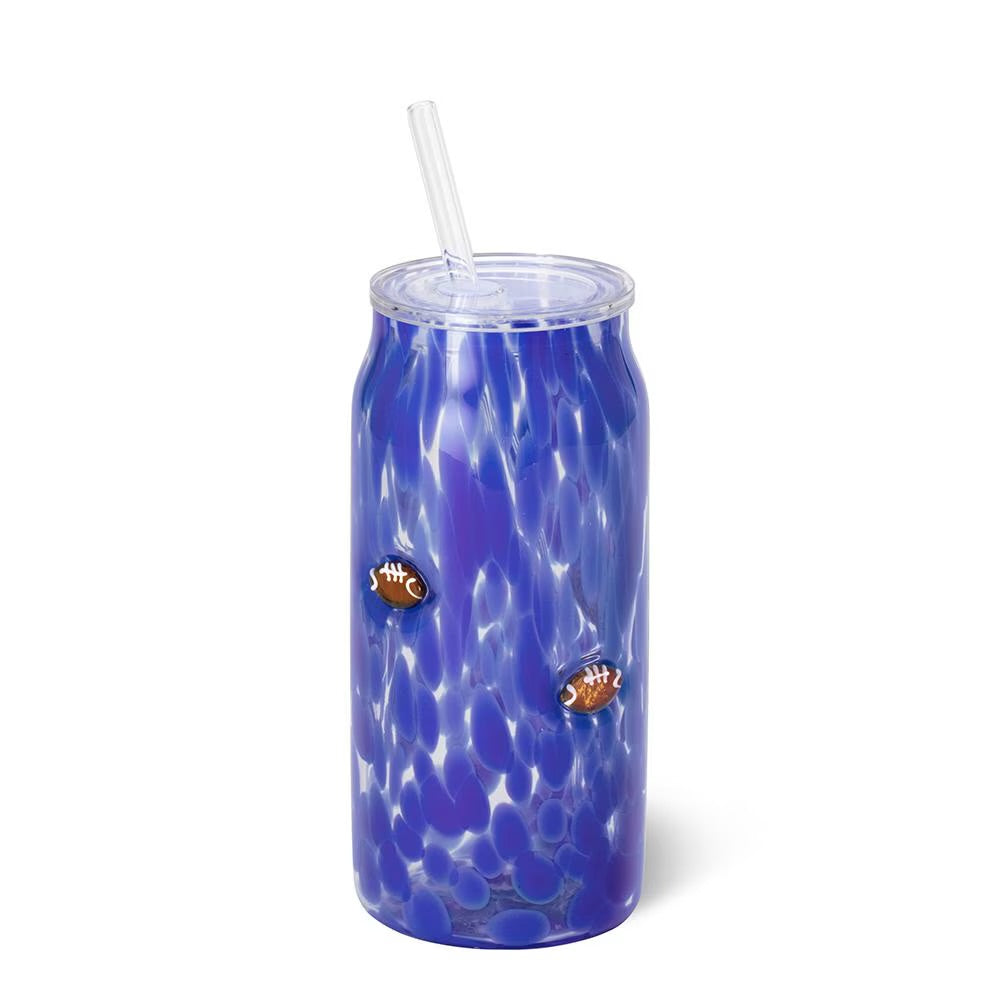 Royal Football Swig Charm Glass 23oz