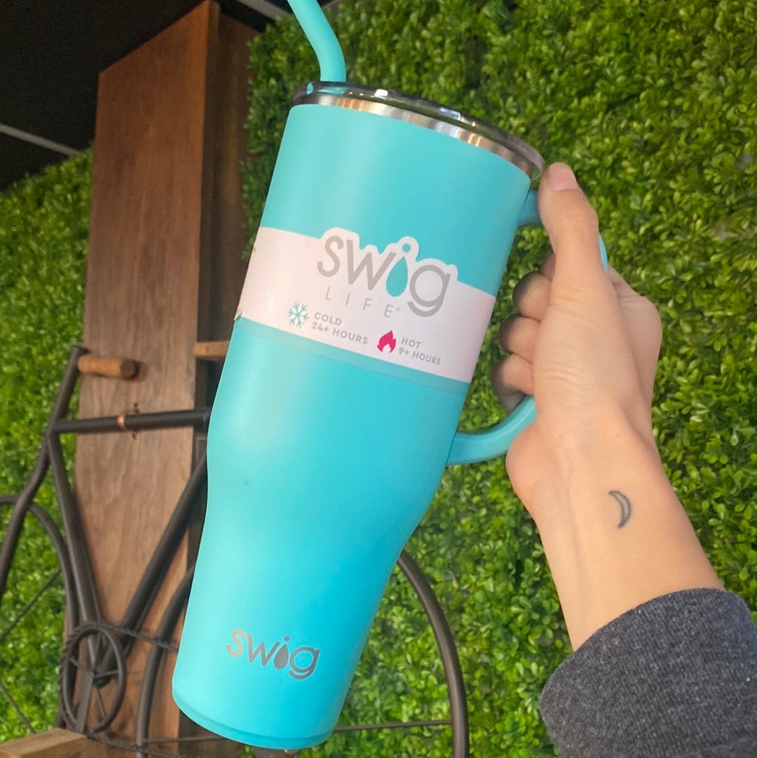 40oz Swig Mega Mug Aqua