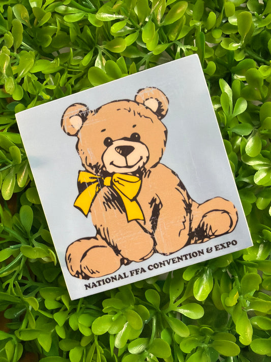 National FFA Convention & Expo Teddy Bear Sticker