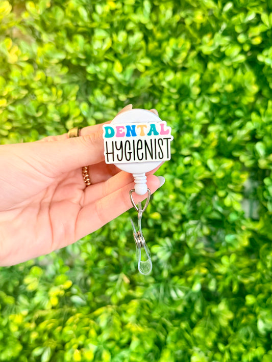 Dental Hygiene Badge Reel