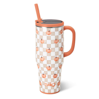 Swig Pumpkin Check Mega Mug 40oz
