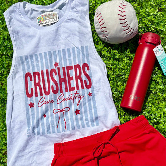 Cave Country Crushers Preppy Bow Tank