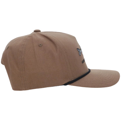 Hooey Walleye Full Surround Snapback Hat - Tan
