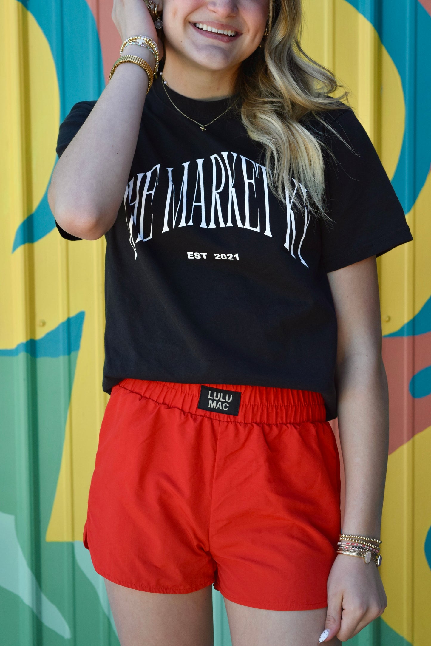 Lulu Mac Kids Shorts - Red
