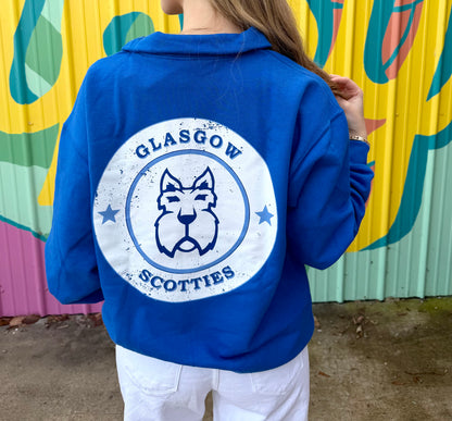 Glasgow Scotties 1/4-Zip School Spirit Pull Over