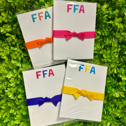 FFA Mini Notepads (Options)