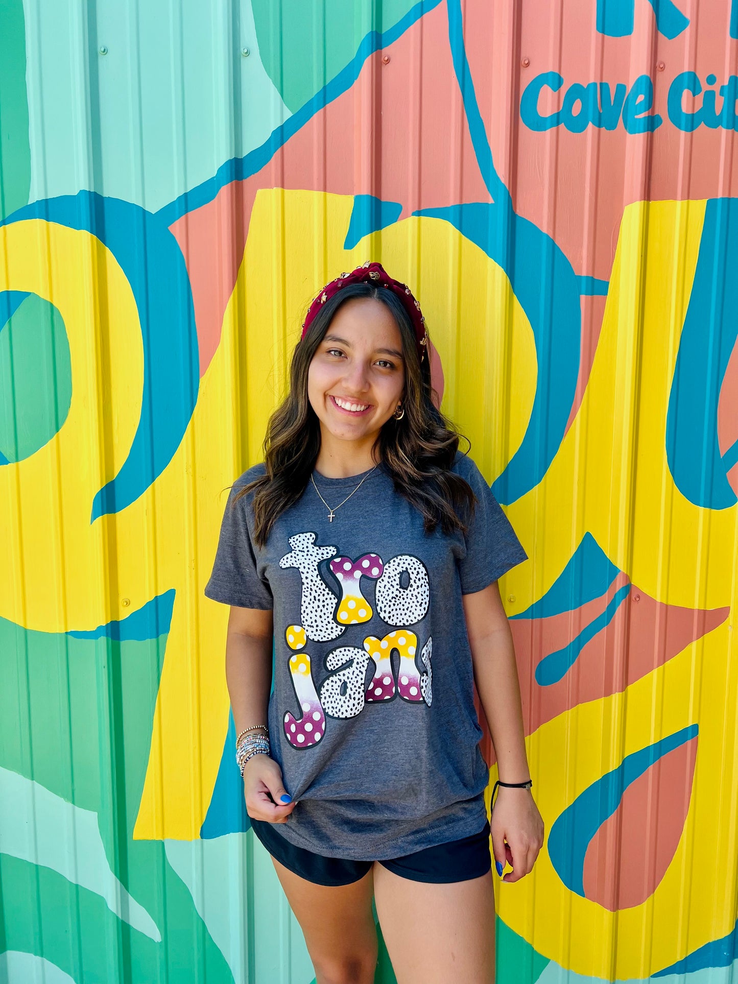 Dottie Trojans Ombre’ Adult Tee