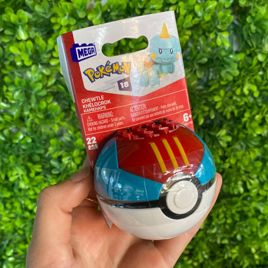 MEGA Construx Pokémon Poke Ball Chewtle