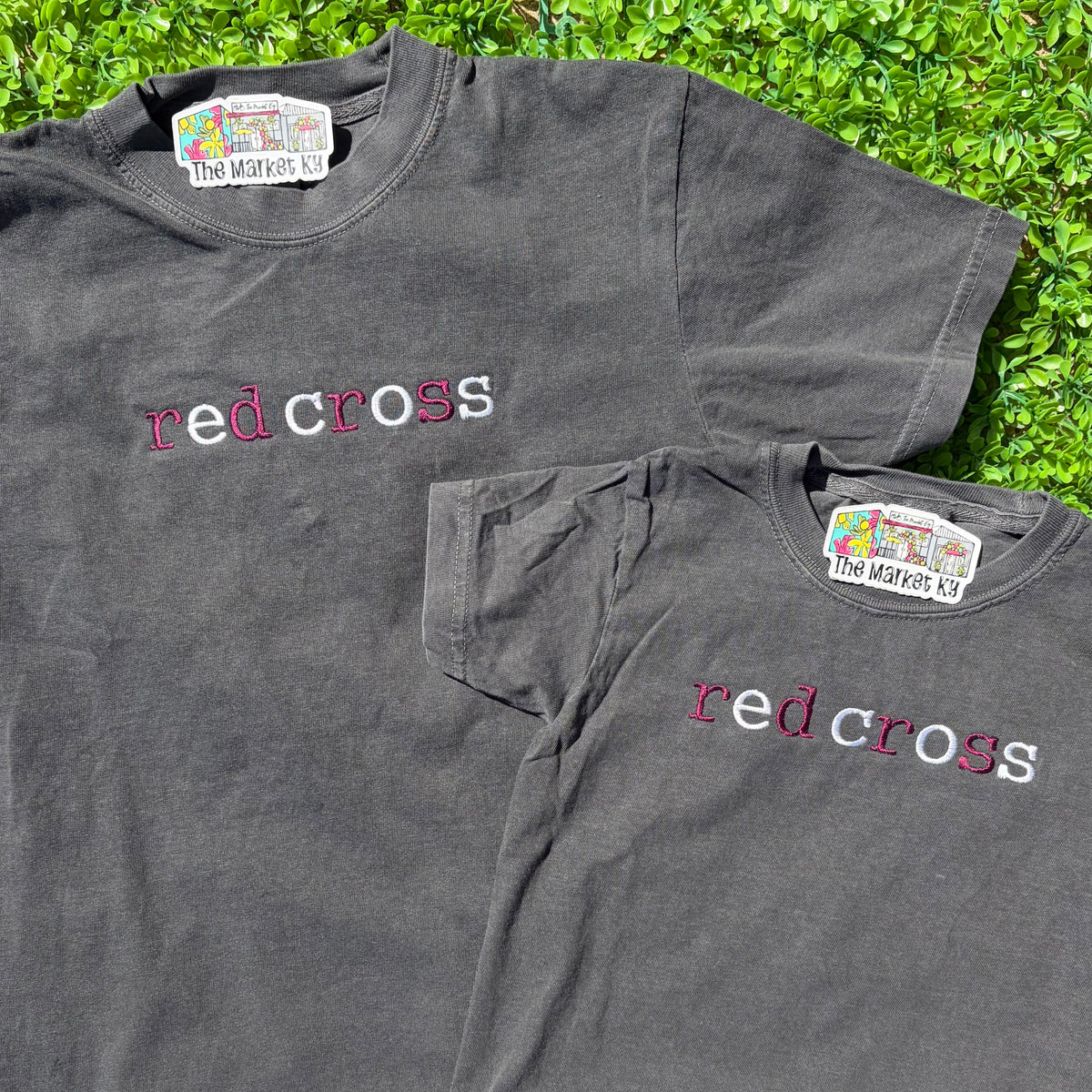 Red Cross Elementary Embroidered Comfort Colors Tee (Youth & Adult)