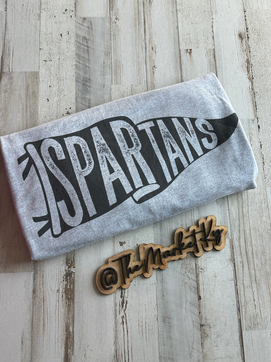 Spartans Pennant Tee (Youth & Adult)